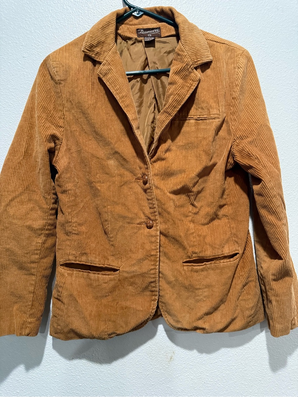 Dreamers Corduroy Blazer in Camel